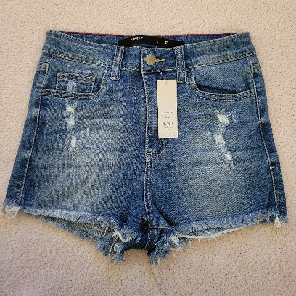 Harper New Denim Shorts